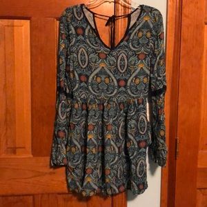 Tunic Hippie Bell-sleeve Blouse